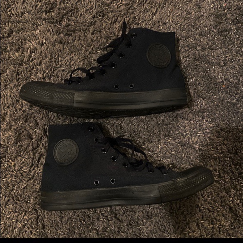 Coverse Hi-Tops Black Men’s Size 10